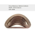 thumbnail image 2 of 10Pcs 10X330Mm Cinturones Abrasivos de Lijado 600 Herramientas de Pulido Lijadoras de Arena Abody 600, 2 of 7