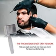 thumbnail image 5 of Peine de peluquero para hombre, peine de tijeras de posicionamiento curvo, 5 of 5