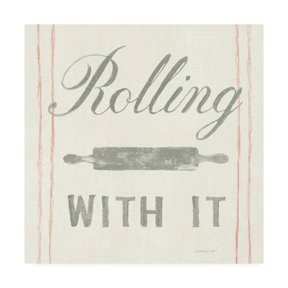 Trademark Fine Art 'Floursack Kitchen V' Canvas Art by Danhui Nai