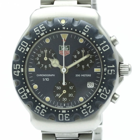 Pre-Owned TAG HEUER 2000 Formula 1 Chronograph Steel Quartz Mens Watch CA1210