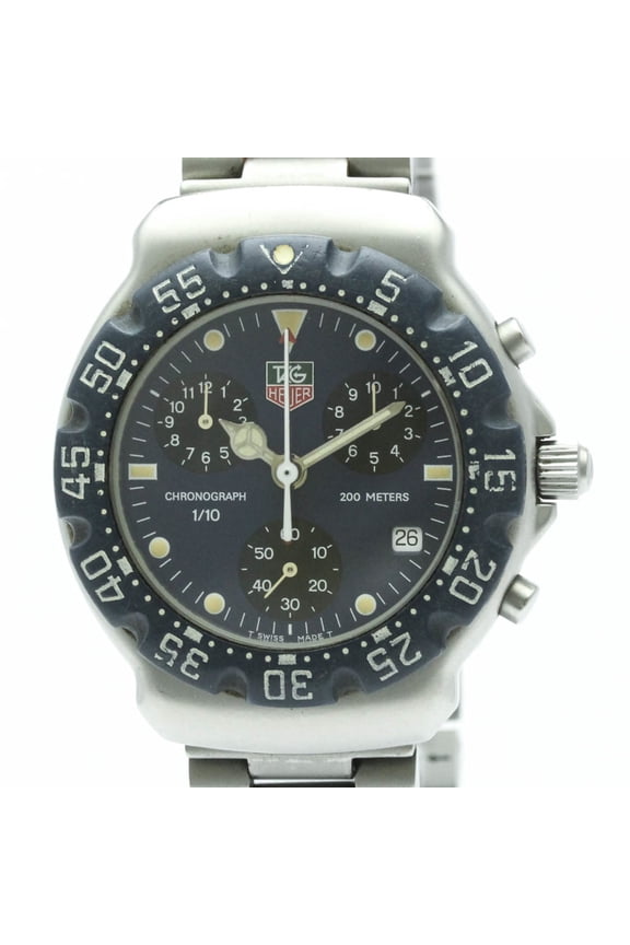 Pre-Owned TAG HEUER 2000 Formula 1 Chronograph Steel Quartz Mens Watch CA1210