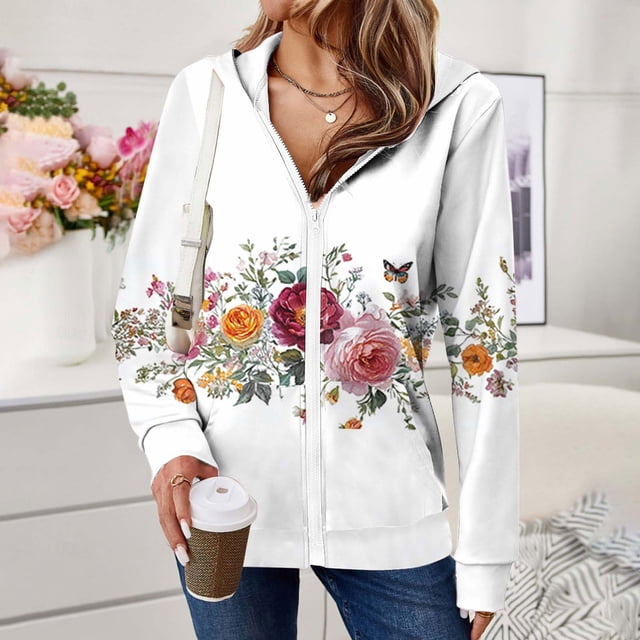 LOVZFMLL Vestes pour Femmes Longue Poche