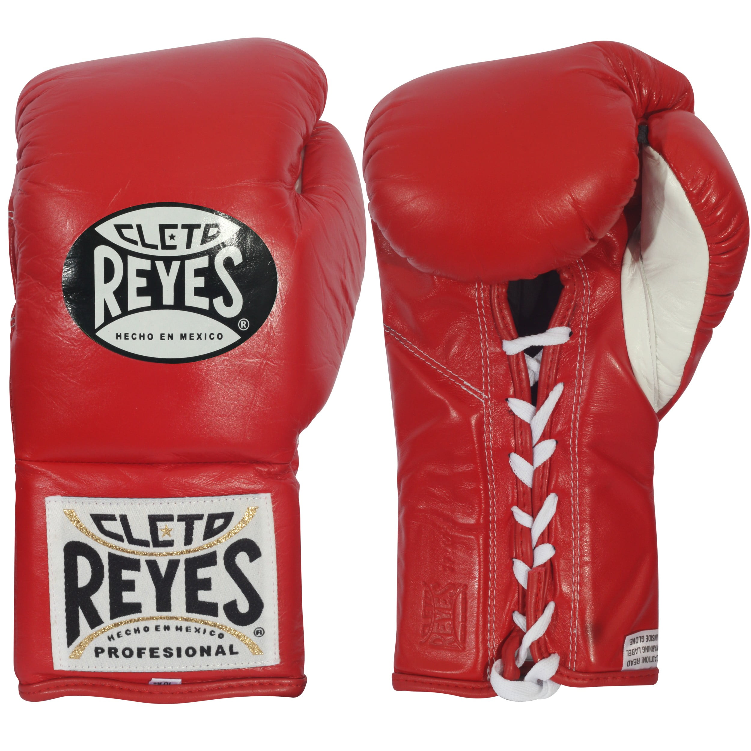 Authentic Cleto Reyes green leather traditional 10oz contest gloves 