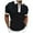 Black, variant on Sngxgn Men's Short Sleeve Regular Fit with Polo Shirt(Black,L)