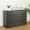 Gray, variant on EUROCO Sideboard Cabinet with 6 Drawers, Console Cabinets with No handle Design, Flat corners Drawers and Engineered Wood for Various Site, Dining Room,Living Room, waterproof, Gray
