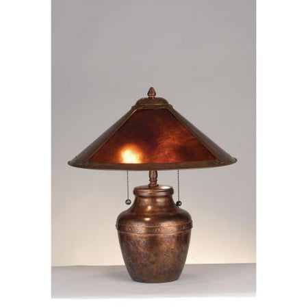 Meyda Tiffany 77774 Craftsman / Mission Accent Table Lamp from the Arts & Crafts
