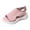 Pink, variant on Womens Athletic Orthopedic Walking Sandals Lightweight Comfortable Mesh Knit Wedge Slingback Slip on Gladiator Shoes Summer Breathable Sneakers Black Size 9