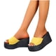 thumbnail image 4 of Amzcrzy Zapatos de mujer,Zapatos de mujer,Zapatillas de mujer, Sandalias de playa transpirables con tacón Matsu, suela gruesa y tacón inclinado para mujer Sandalias Mujer Zapatillas De Casa, 4 of 7