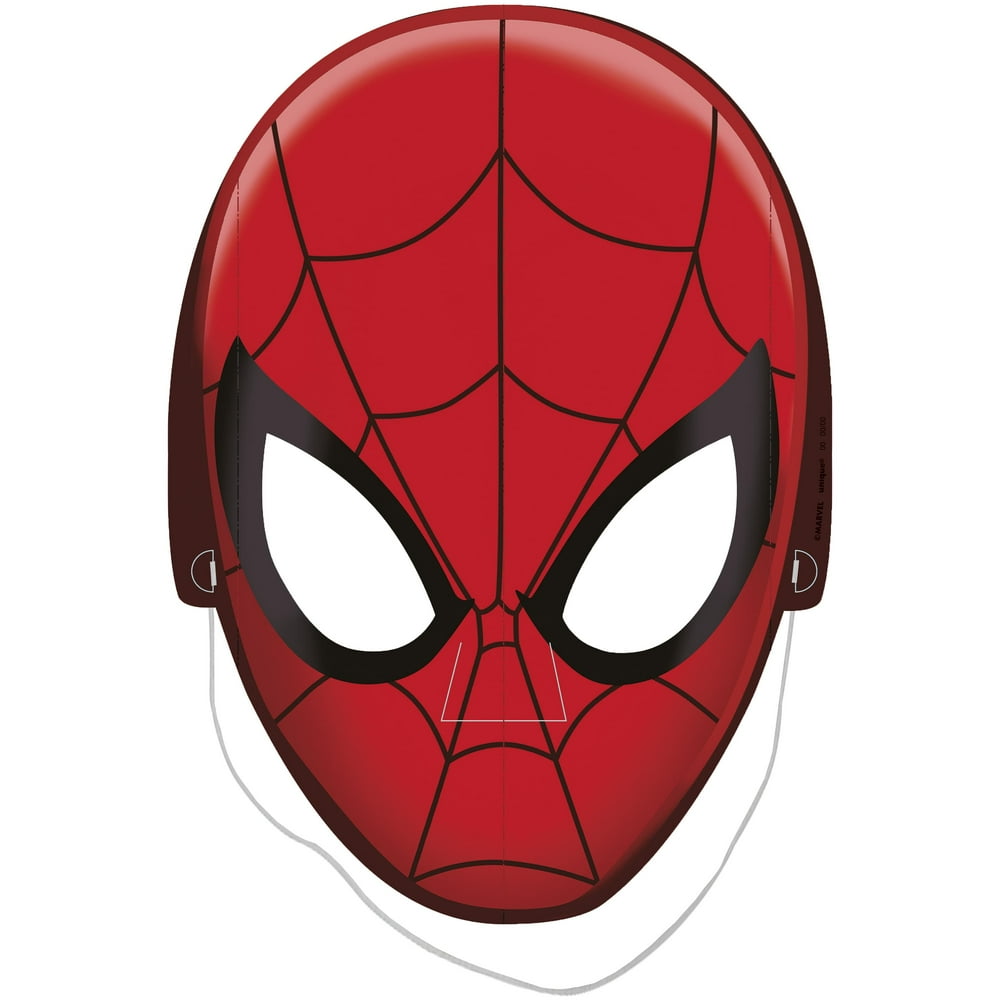 Marvel Spiderman Paper Party Mask Birthday Party Favors, 8ct - Walmart