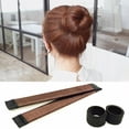 thumbnail image 3 of 3 piezas para hacer moños, rizador de pelo, moldeador de moños, herramienta fácil y rápida para enrollar cabello largo, accesorios para peinar el cabello para mujeres y niñas., 3 of 7