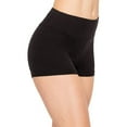 thumbnail image 6 of ELFINDEA Yoga Pants Shapewear Women Banded Shorts Boyshorts Boardshorts Swimsuits Sporty Short Plus Size Body Suits for Womens Black 1X, 6 of 8