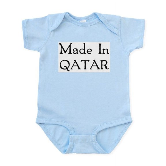 CafePress - Made In Qatar Infant Bodysuit - Baby Light Bodysuit, Size Newborn - 24 Months