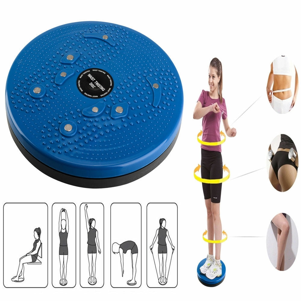 Aerobic Exercise Disc Exerciser Rotating Board with Non-Slip Safety Platform Balance Board Wobble Fitness Equipment Fit Waist Exercise and Foot Massage BEETWO Sport Waist Twist Disc