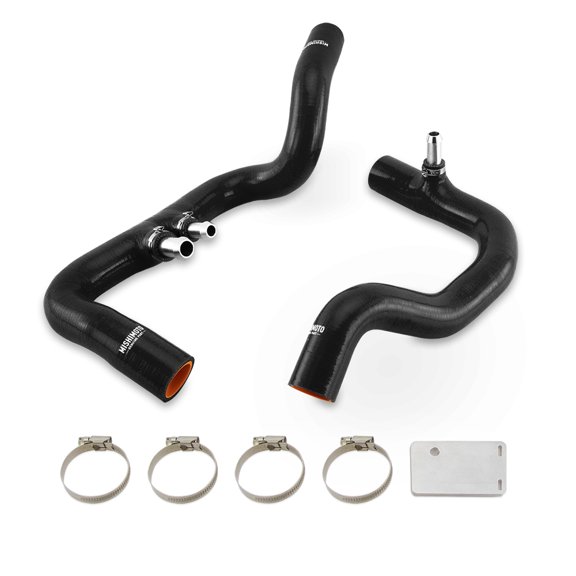 Mishimoto MMHOSE-JLP-18ABK Silicone Coolant Hose Kit, Compatible With 2018 Jeep Wrangler JL 3.6L W/ Automatic Transmission, Black