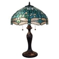 thumbnail image 2 of Pomance 16 in. 2-Lights Indoor Green and Antique Bronze Finish Table Lamp, 2 of 3