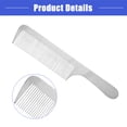 thumbnail image 6 of Vocoste Classic Styling Compact Comb Detangling Comb with Handle for Hair Styling 22cm Stainless Steel Silver Tone, 6 of 7