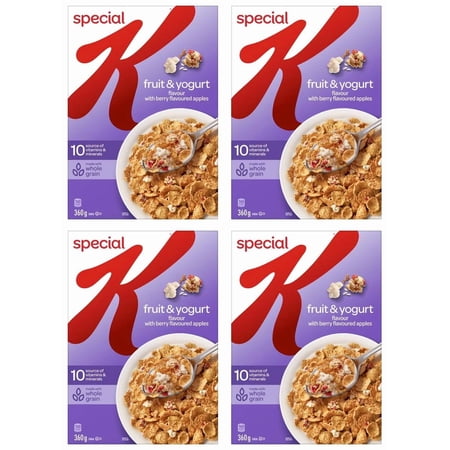 Kellogg's Special K Fruit and Yogurt Cereal, 360g (4 Pack)