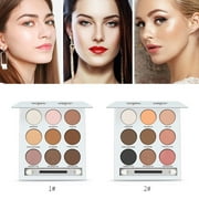 9 Colors Eye Shadow Palette Matte Glitter Makeup Shimmer pearlescent Eyeshadow Cosmetic Kit Shimmer Matte Eyeshadow Pallete