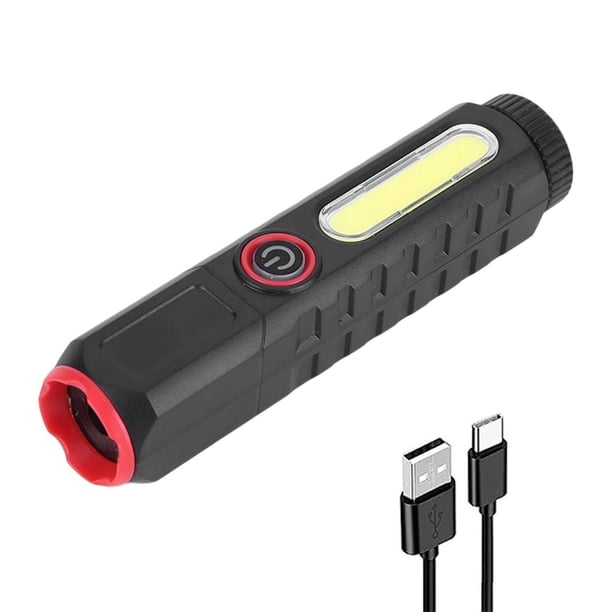 Linterna de emergencia XPE 4 modos COB LED linterna fuerte para exteriores (rojo) Ehuebsd Para Estrenar