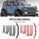 thumbnail image 2 of Juego de varillas de enlace de dirección Bewildely aleación de aluminio para orugas 1/18 Trx4m Azul, 2 of 6
