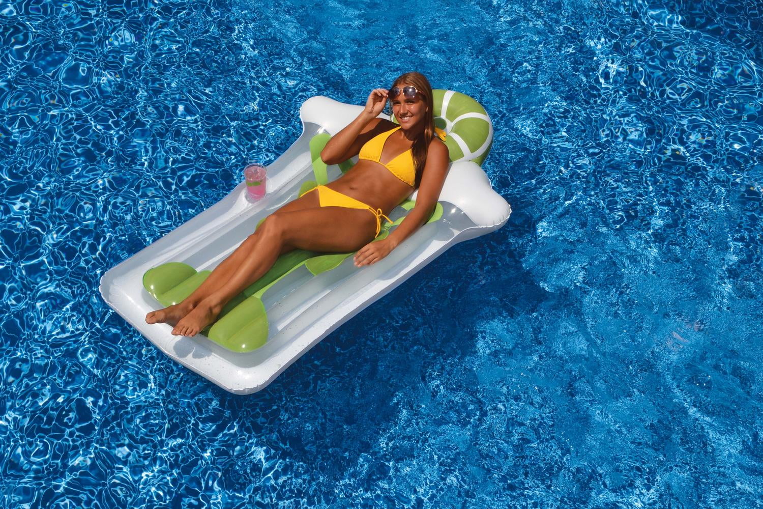 Swimline 76" Inflatable Margarita Matt 1Person Swimming Pool Floating