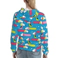 thumbnail image 7 of Kdxio Color Dachshund Dog Print Womens Oversized Hoodies Sweatshirts Hooded Pullover Tops Sweaters Casual-, 7 of 7