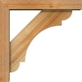thumbnail image 3 of Ekena Millwork 4"W x 18"D x 18"H Olympic Block Rough Sawn Bracket w/ Offset Brace, Western Red Cedar, 3 of 25
