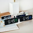 thumbnail image 5 of Unique Bargains Digital Alarm Clock with Snooze Function for Desk Table 6.3" x 1"  x 2.4", 5 of 6