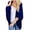 Blue, variant on Lolmot Women Lightweight Summer Cardigan Plus Size Open-Front Batwing Cardigan Loose fit Casual Soft Solid Color Irregular Hem Pleated Cardigan Cover Up