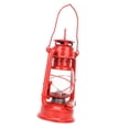 thumbnail image 4 of Lámpara de queroseno vintage, farol de hierro, lámpara de aceite, decoración para fiestas y pubs, regalo (rojo), 4 of 14