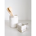 thumbnail image 4 of Mother of Pearl White Marble Serving Utensil Holder, 4 of 4