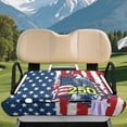 thumbnail image 3 of XYZCANDO Patriotic American Eagle 250th Design Golf Cart Seat Cover | 4 Pockets Non-Slip Terry Cloth Universal 2-Seat Golf Cart Accessory, 3 of 9