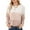 Khaki, variant on Womens 2025 Fall Winter Sweaters Casual Long Sleeve Ribbed Knit Crew Neck Lightweight Pullover Green M