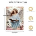 thumbnail image 2 of JEUXUS Angel Wings Canvas Wall Art Scripture Bible Verses Pictures Wall Decor Christian Religious Canvas Painting Prints Floral Artwork Modern Home Decoration Framed for Living room Bedroom, 2 of 5