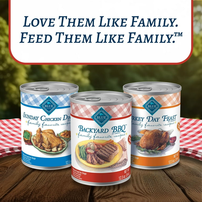 Blue Buffalo Family Favorite Recipes Backyard BBQ Canned Dog Food Blue Buffalo Family Favorite Recipes Backyard BBQ Canned Dog Food