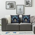 thumbnail image 3 of Nawypu  Pillow Covers Dog Paw Printed with Rustic Wood Grain Decorative Throw Pillow Cases for Home Sofa Decor 2pc, 3 of 6