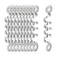 thumbnail image 2 of Vikings Spiral hair Beads Y hair Braid Rings Metal Vikings Beads Beard Jewelry for Bracelets DIY Men - , Medium 10pcs, 2 of 8