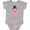 AC-Heather Grey, variant on Inktastic Ballerina Tutu Princess Girls Baby Bodysuit