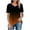 Orange, variante sur Scyoekwg Hauts d'Été pour Femmes T-shirt Graphique à Dégradé Col en V T-shirt Régulier Hauts pour Dames Ample Manches Courtes Hauts Décontractés Confortables Blouses (Multicolore,P)