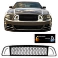 thumbnail image 2 of Ikon Motorsports Compatible with 13-14 Ford Mustang Non-Shelby Front Bumper Upper LED Grille Black 2013 2014, 2 of 8