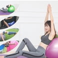 thumbnail image 4 of Yoga Smooth Ball For Fitness Exercise Pilates With Weight Pink 45cm, 4 of 5