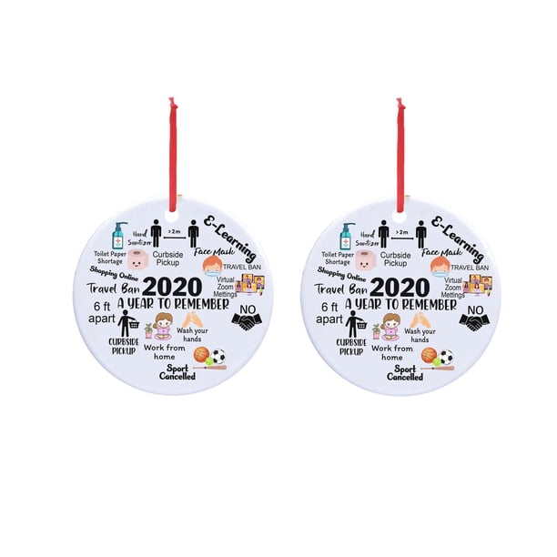 Xihbxyly Oferta Relampago Adornos Colgantes con Formas Personalizadas para Decoración Navideña.