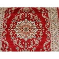 thumbnail image 3 of Ahmedani Red Love Beauty Floral Oriental Adult Indoor Home Decor Area Rug Hand Knotted Wool Silk Carpet (6 x 4)', 3 of 9