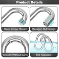 thumbnail image 4 of M6-50 Pack 2.3&acirc;? Quick Links Chain Connectors, 1/4&acirc;?&sup3; Galvanized Chain Locki, 4 of 6
