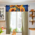 thumbnail image 5 of Sunflower Bouquet Valance Curtains 54"x18" Rod Pocket for Kitchen Living Room Windows Farmhouse Decor, 5 of 6
