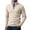 F24-White, variant on FYDUU Mens Knit Pullover Sweater Men's Quarter Zip Pullover Sweater Solid Color Casual Warm Neck Ribbed Knit Slim Fit Sweaters Fashion Polo Sweaters