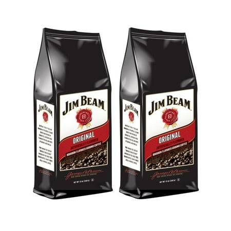 Jim Beam Original Flavored Ground Coffee, 2 bags (12 oz