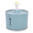 thumbnail image 1 of Fuente para beber para mascotas, dispensador de agua inteligente para gatos con circulación automática de agua con filtro y luz LED, 2,4 L, gris, 1 of 12