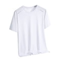 thumbnail image 2 of Xihbxyly Oversized Tshirts for Men Comfortable T-Shirt Crew Neck Short Sleeve Pus Size Tops Oversized Tshirts for Men Solid Regular Fit Tops Casual Stylish Simple for Outdoor, 2 of 4