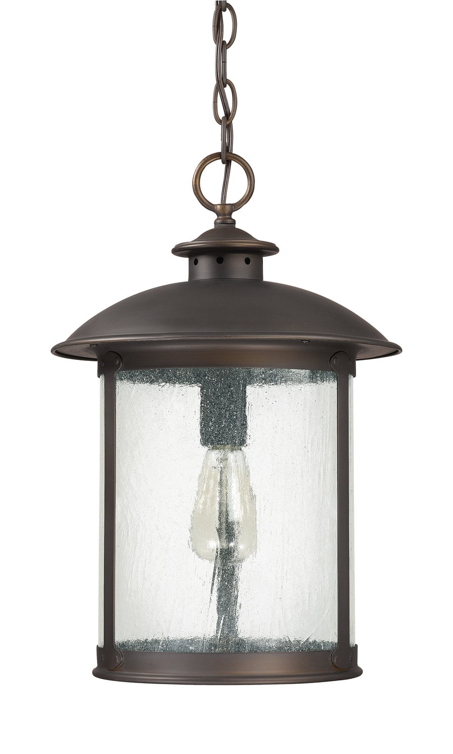 9116OB Capital Lighting Sutter Creek 3 Light Hanging Lantern Old Bronze 